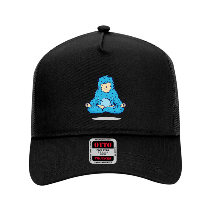 Meditation Monster Mesh Back Trucker Hat by skiesze | Artistshot