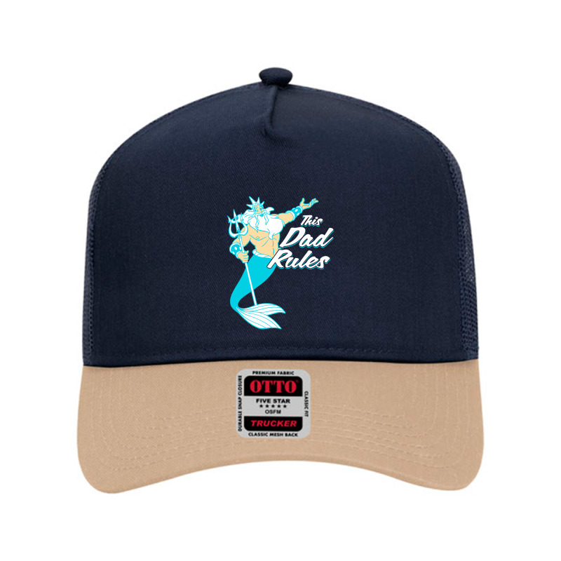 Mermaid King Triton Mesh Back Trucker Hat by Bulumata | Artistshot