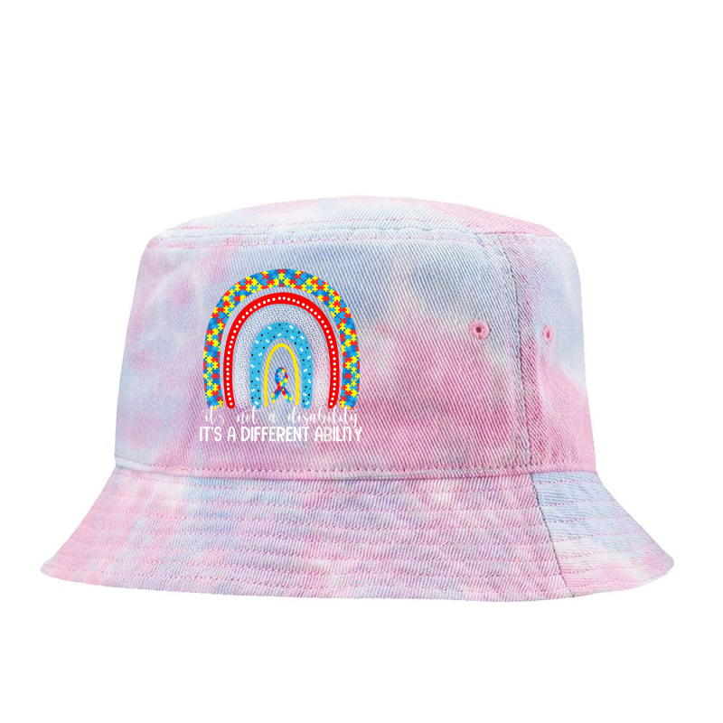 It's Not A Disability It's A Different Ability   Kindness T Shirt Tie Dyed Bucket Hat by emaliekrein | Artistshot