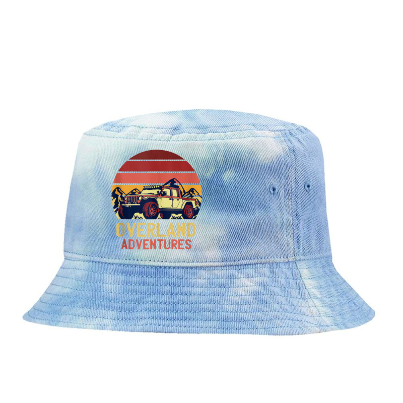 Overland Adventures Camping Offroad Graphic Tank Top Tie Dyed Bucket Hat by oluwafemimccullers | Artistshot