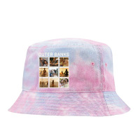 Outer Banks Group Shot Photo Panel Collage Tie Dyed Bucket Hat | Artistshot