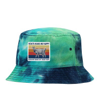 People Say I Act Like I M Crazy I Tell Them I M Not Acting 54032368 Tie Dyed Bucket Hat | Artistshot