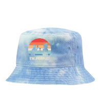 Ew People Funny Cat Pullover Hoodie Tie Dyed Bucket Hat | Artistshot