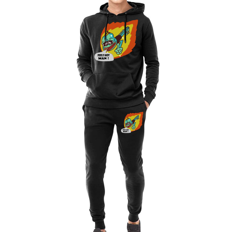 Feels Hot Man Hoodie & Jogger Set | Artistshot