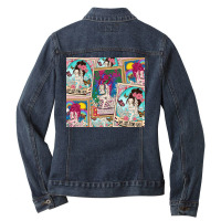 My Last Flying Fuck Ladies Denim Jacket | Artistshot