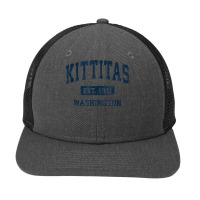 Kittitas Washington Wa Vintage Athletic Sports Design T Shirt Snapback Trucker Cap | Artistshot