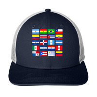 Vintage Latin American Flags Hispanic Heritage Month T Shirt Snapback Trucker Cap | Artistshot