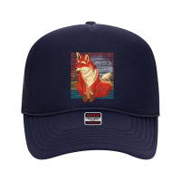 Fox T  Shirt Retro Fox Lover Nature Wildlife Forest Animal Fox T  Shir Foam Trucker Hat | Artistshot