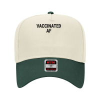 Vaccinated Af Pro Vaccine Funny Vaccination Health Vintage T Shirt Adjustable Baseball Cap | Artistshot