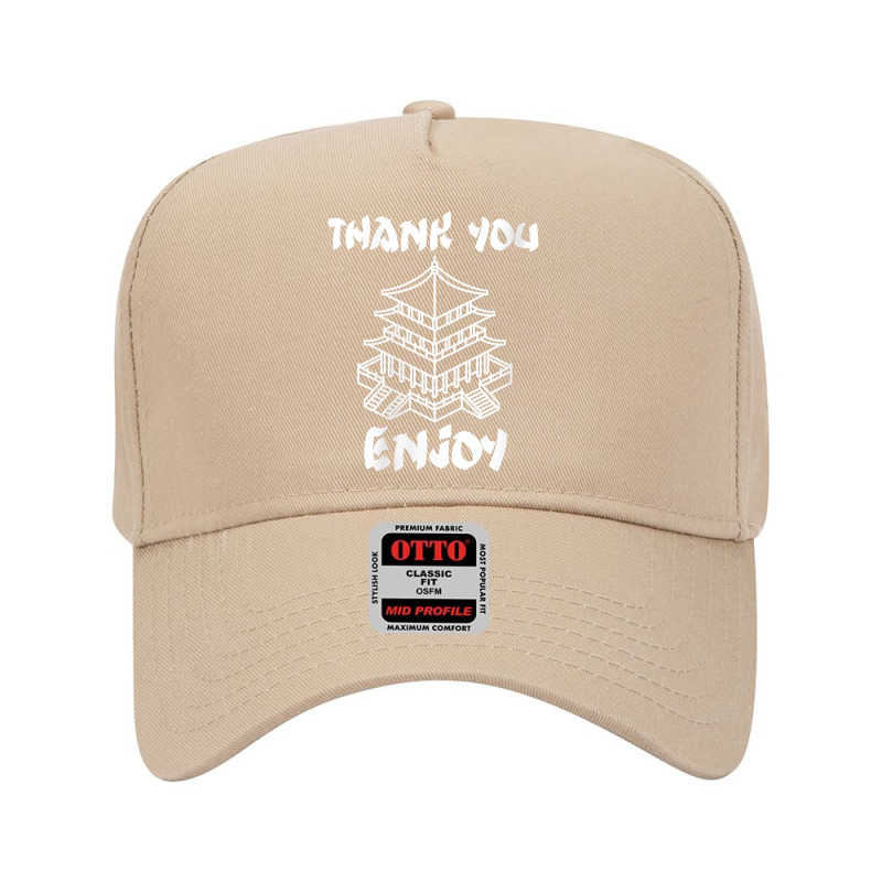 Womens Chinese Food Take Out Thank You Enjoy House Chinese Take Out V Adjustable Baseball Cap | Artistshot