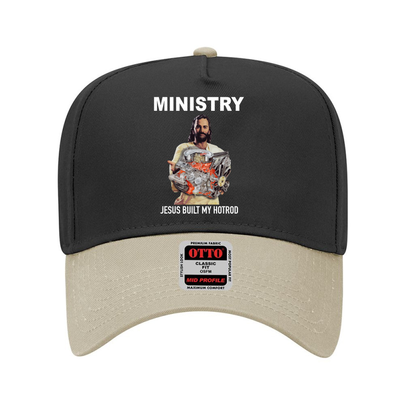 Jesus Built My Hotrod Adjustable Baseball Cap by cm-arts | Artistshot