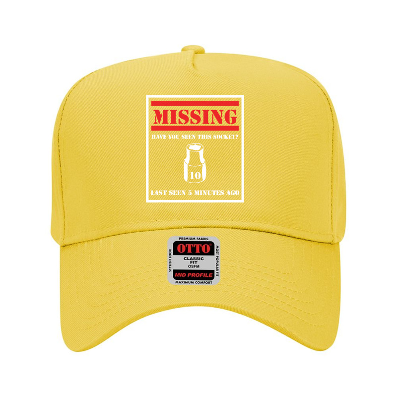 Missing 10mm Socket Funny Mechanic Adjustable Baseball Cap by new121 | Artistshot