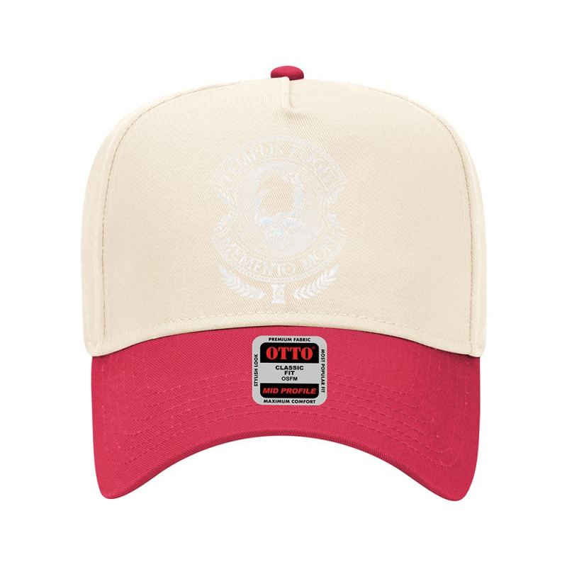 Latin Sayings Tempus Fugit Memento Mori Premium Adjustable Baseball Cap | Artistshot