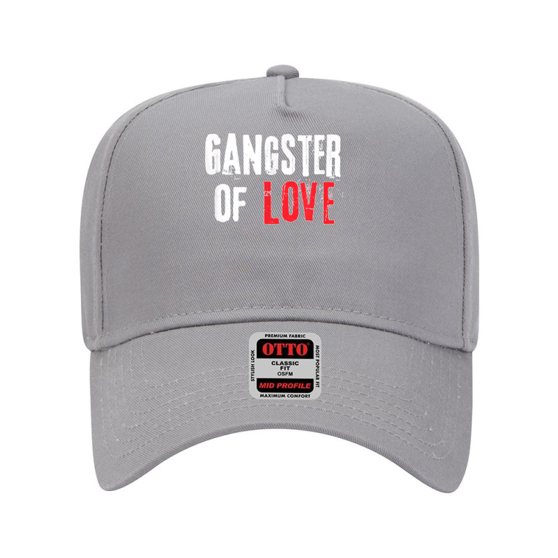 Gangster Of Love Valentines Day Festive Gift Adjustable Baseball Cap | Artistshot