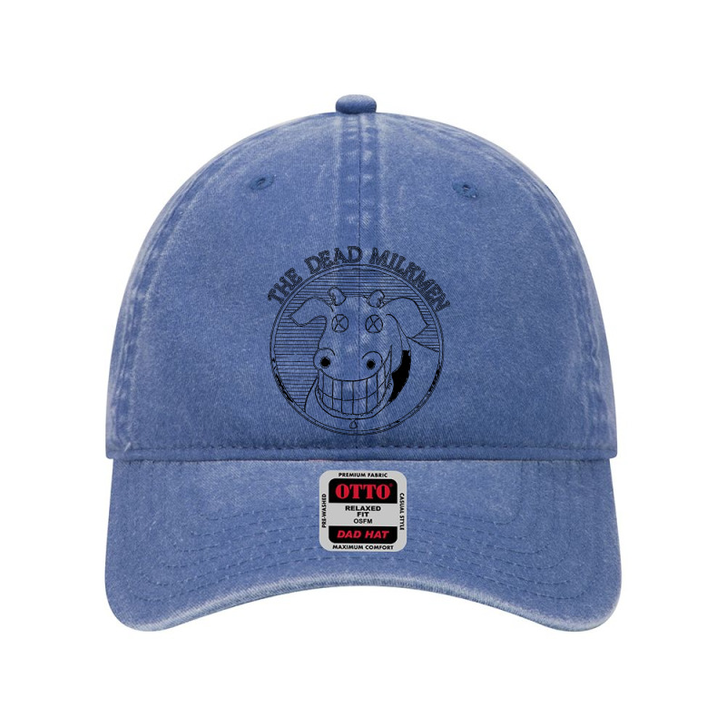 Crazy Smile Cow The Dead Milkmen Dyed Cap by Irjen | Artistshot