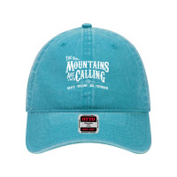 Mountains Are Calling Space Splash Big Thunder Theme Park T Shirt Dyed Cap | Artistshot