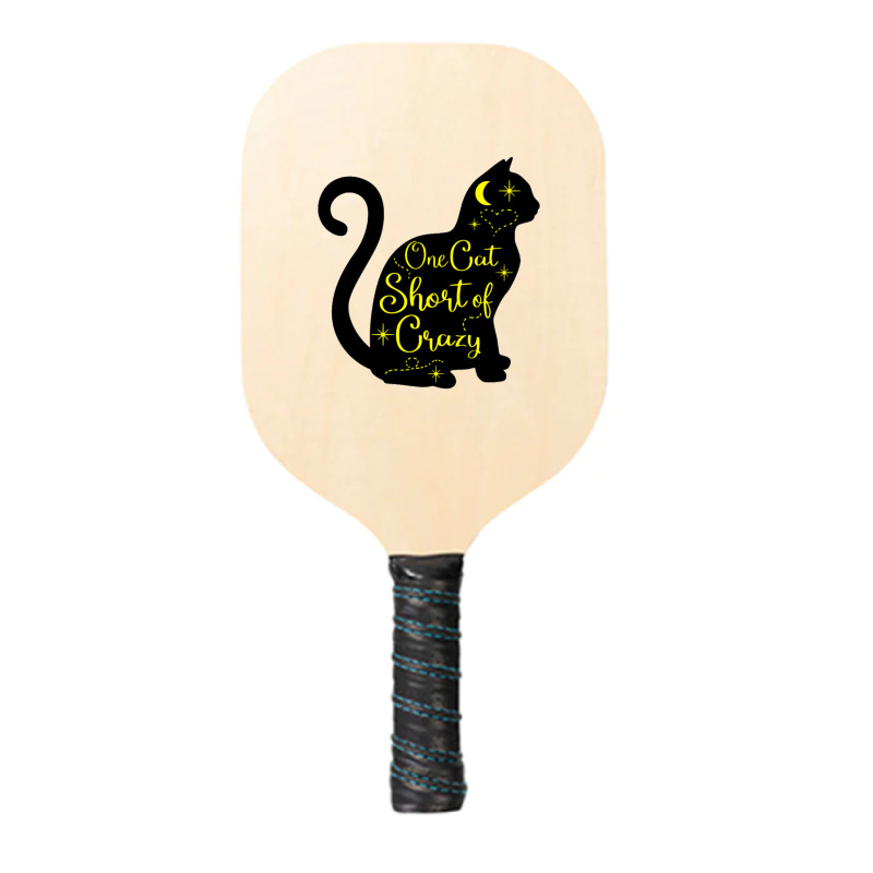 One Cat Short Of Crazy Pickleball Paddle | Artistshot