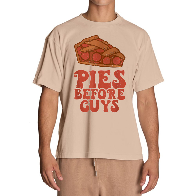 Funny Thanksgiving Pies Before Guys For Women And Girls Urban Heavy T-shirt by URVIBUPADHYAY | Artistshot