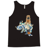 Shar Pei Riding Dinosaur Halloween Dog Tank Top | Artistshot