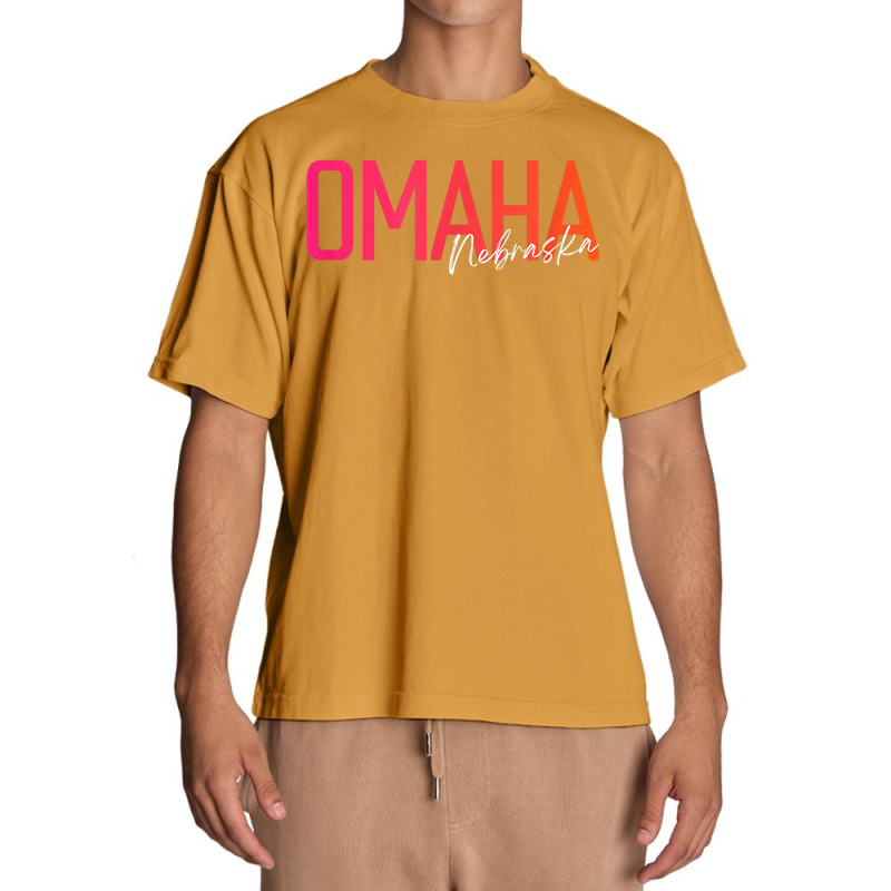 Omaha Nebraska Souvenir Vintage Nebraska Omaha Urban Heavy T-shirt | Artistshot