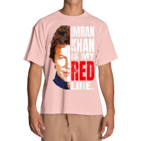 Imran Khan Is My Red Line Pakistan Prime Minister Men Women Urban Heavy T-shirt | Artistshot