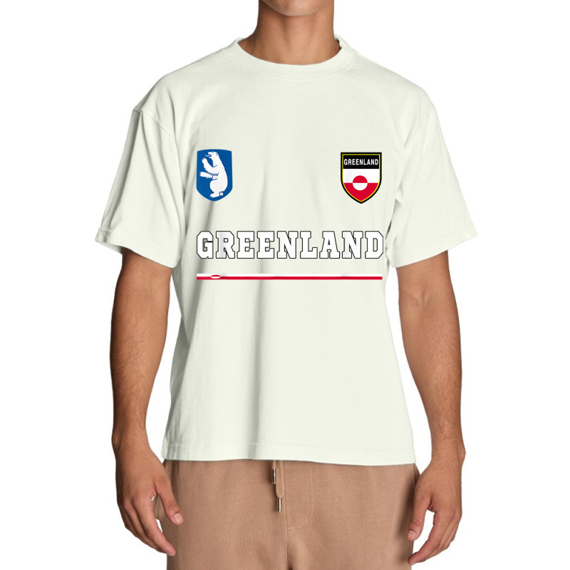 Greenland Sportsoccer Jersey Tee Flag Football Nuuk T Shirt Urban Heavy T-shirt | Artistshot