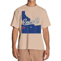 Emmett Idaho Id Map Urban Heavy T-shirt | Artistshot