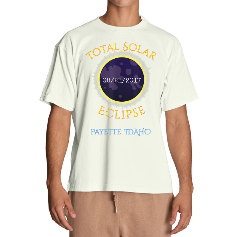 Payette Id Total Solar Eclipse T Shirt Urban Heavy T-shirt by cm-arts | Artistshot