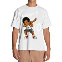 Boom I'm 10 Year Old Black Boy Dabbing 10th Birthday Party Urban Heavy T-shirt | Artistshot