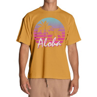 Aloha Hawaii Hawaiian Island Palm Beach Surf Vintage T Shirt Urban Heavy T-shirt | Artistshot