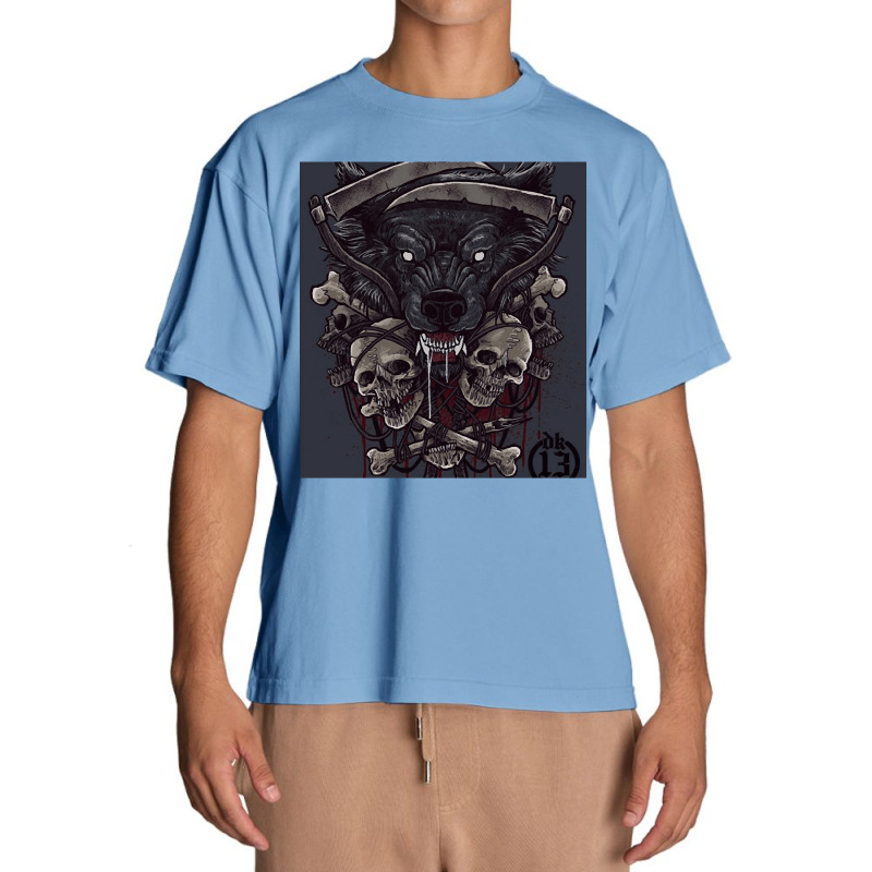 The Raging Wolf, The Ferocious Wolf, The Fierce Wolf, The Savage Wolf, Urban Heavy T-shirt | Artistshot