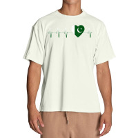 Pakistani Heartbeat I Love Pakistan Flag Heart Pulse Gift Urban Heavy T-shirt | Artistshot