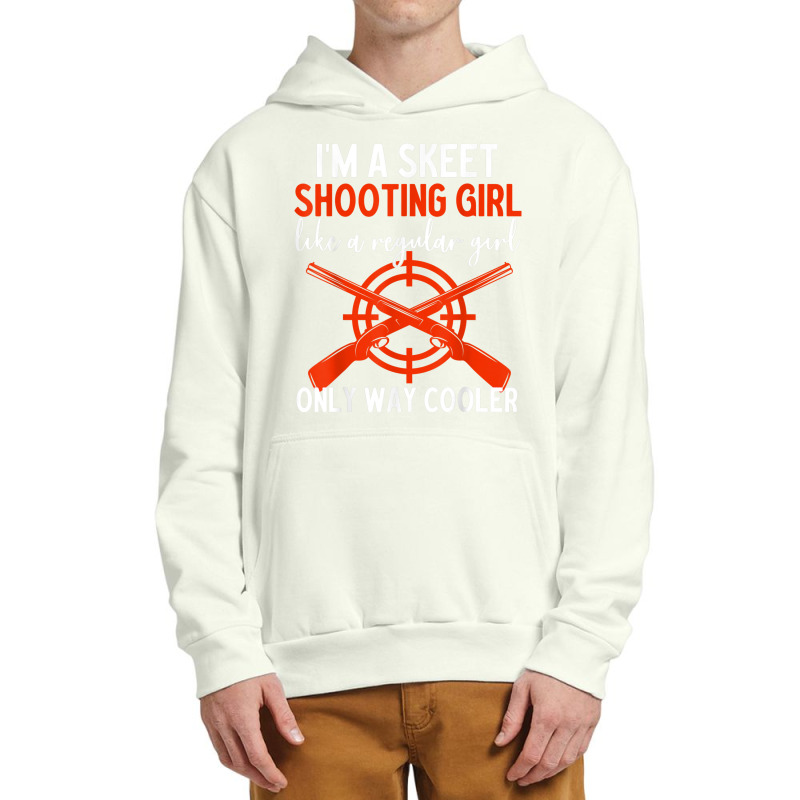 Sporting Trap Clay Lover Clay Shooting Skeet Shooting Girl Urban Pullover Hoodie | Artistshot