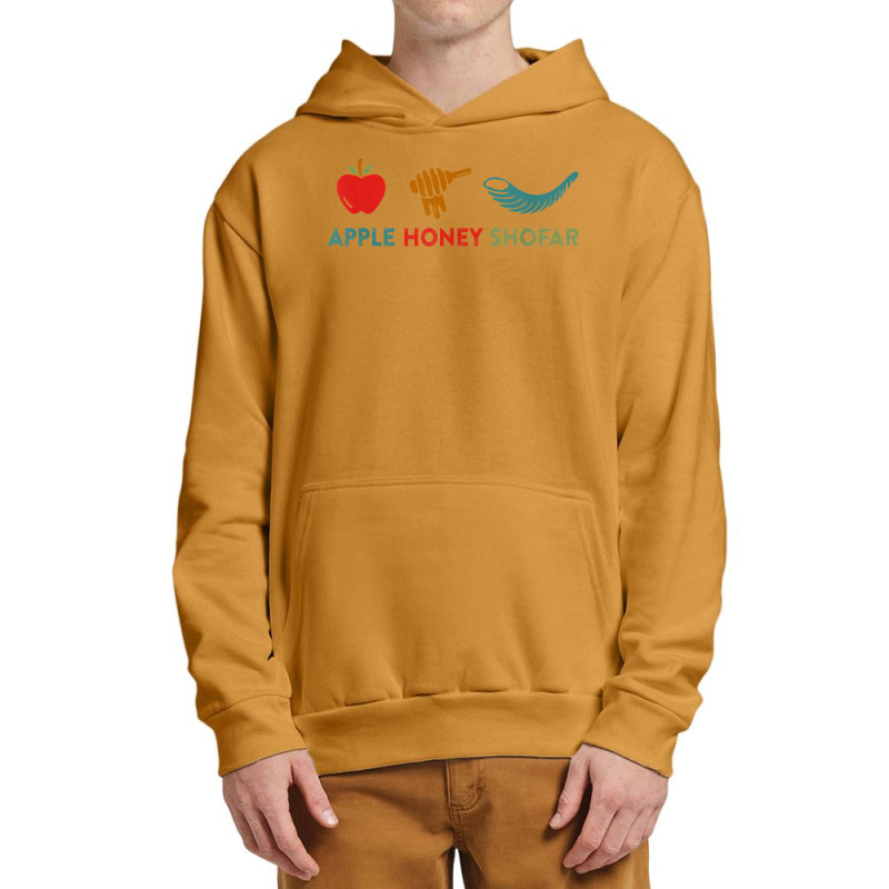 Apple Honey Shofar Rosh Hashanah Sweet Jewish New Year T Shirt Urban Pullover Hoodie | Artistshot