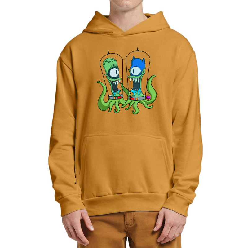 Kang Man And Kodos Sidekick Urban Pullover Hoodie by okviani | Artistshot