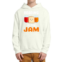 Reading Is My Jam I Love To Read Books Gift Urban Pullover Hoodie | Artistshot