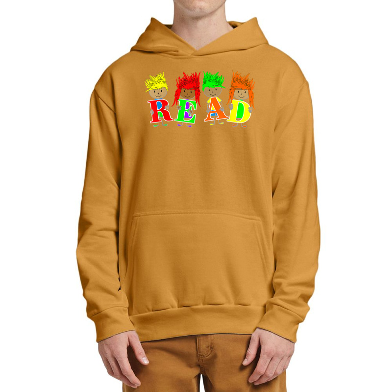 Reading Teacher Read Books Crazy Hair For Crazy Hair Day Urban Pullover Hoodie | Artistshot