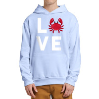 I Love Crabs Cute Crab Lover Crustacean Seafood Crab Tank Top Urban Pullover Hoodie | Artistshot