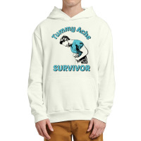 Tummy Ache Survivor Design Is Funny Tummy Ache Quote Urban Pullover Hoodie | Artistshot