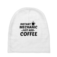 Mechanic Instant Just Add Coffee Baby Beanies | Artistshot