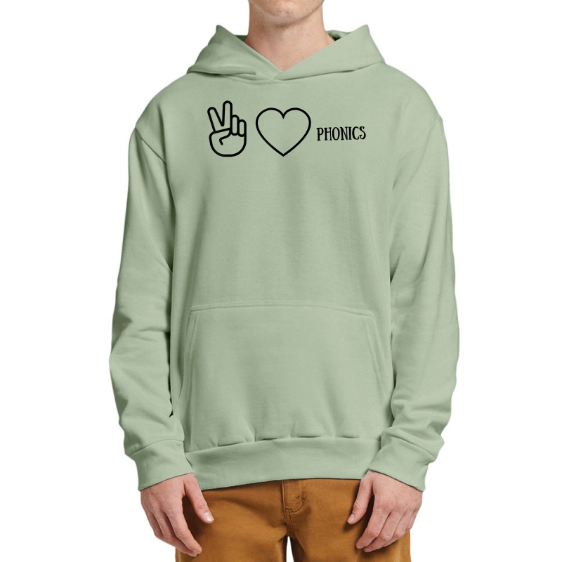 Peace Love Phonics 4 Teachers, Reading Specialist Urban Pullover Hoodie | Artistshot