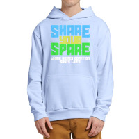 Share Your Spare A Living Kidney Donation And Living Donor T Shirt Urban Pullover Hoodie | Artistshot