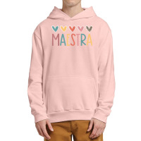 Maestra Spanish Bilingual Teacher Back To School Urban Pullover Hoodie | Artistshot