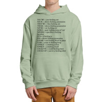 Angry Grammar Urban Pullover Hoodie | Artistshot