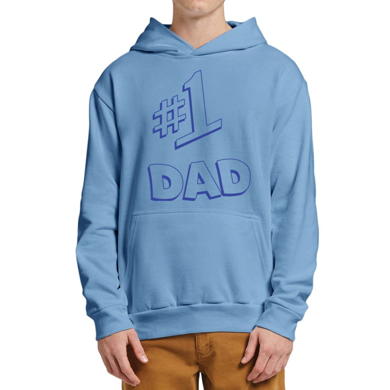 Number 1 Dad Urban Pullover Hoodie by cm-arts | Artistshot