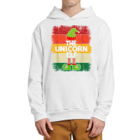 The Unicorn Elf Matching Group Christmas Party Pajama Urban Pullover Hoodie | Artistshot