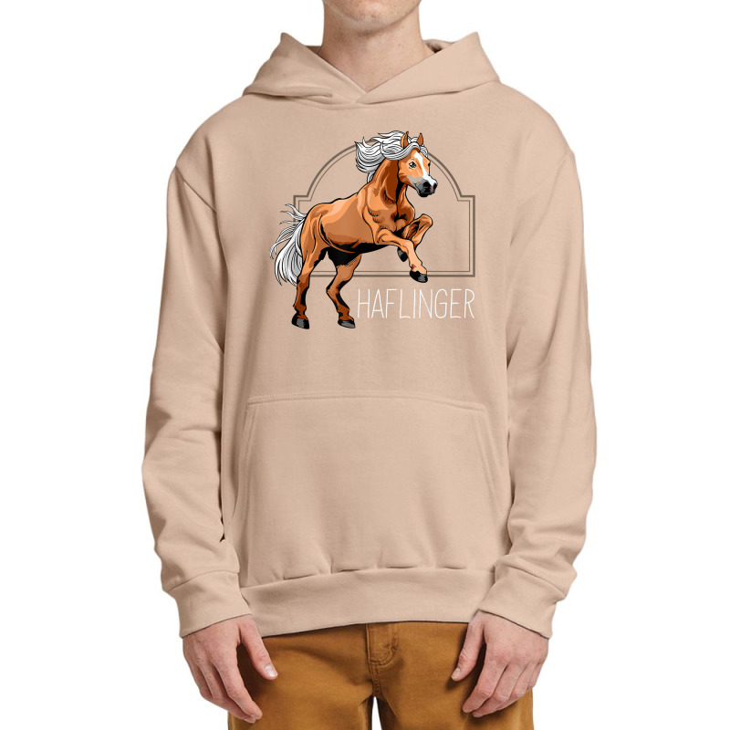 Haflinger Rider Horse Pony Riding T Shirt Urban Pullover Hoodie | Artistshot