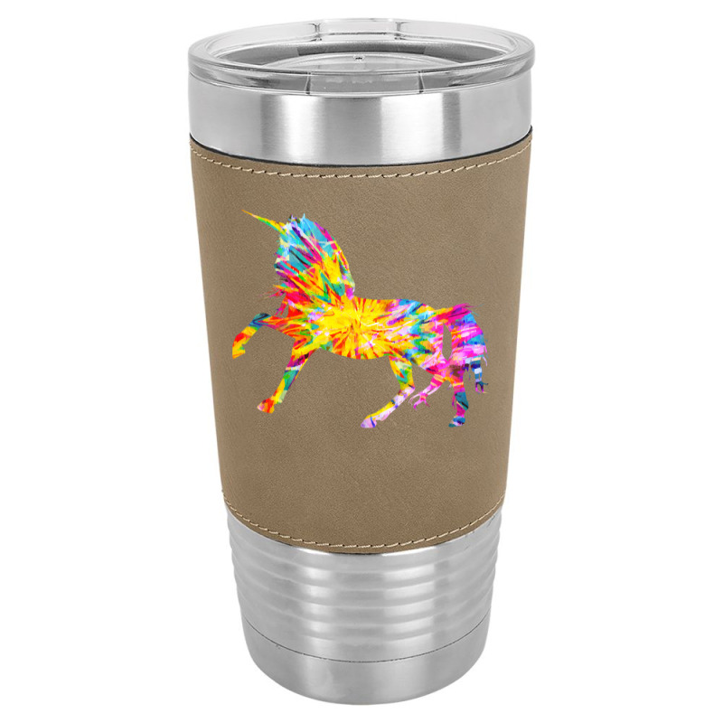 Tie Dye T  Shirt T I E D Y E U N I C O R N T  Shirt Leatherette Tumbler | Artistshot