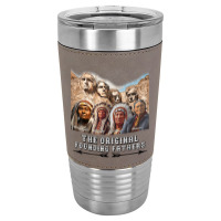 Original Founding Fathers Native American Retro Tribe Pride T Shirt Leatherette Tumbler | Artistshot