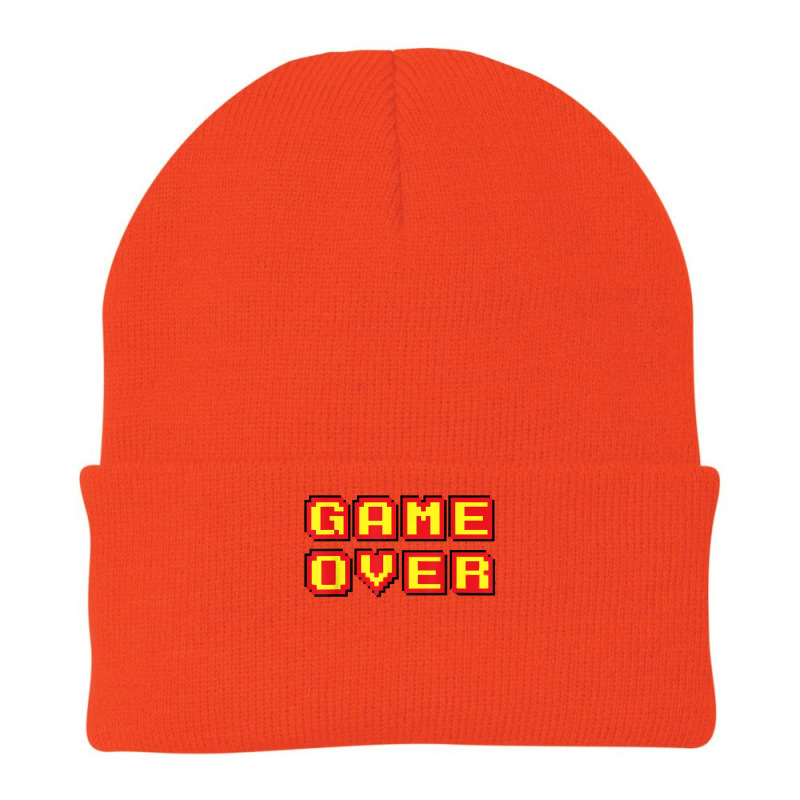 Game Over Vintage Retro Video Games Gaming Gift Arcade T Shirt Beanie by gehriglyssy | Artistshot